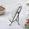 Bard's Black Wrought Iron Easel, 11" H x 7.75" W x 5.5" D (For 8.5" - 15" Plates), Pack of 3 view 3
