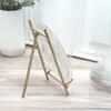 Bard's Satin Gold-toned Metal Easel, 9" H x 5.25" W x 6" D, Pack of 2 view 3