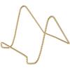 Bard's Twisted Gold-toned Wire Easel Stand, 6" H x 5.5" W x 8" D, Pack of 3 view 1