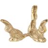 Bard's Brass toned Egg Stand/Holder, Rabbits, 2.125" Diameter, Pack of 2 view 1