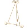 Bard's Gold-toned Metal Easel, 15" H x 12" W x 10" D (For 10.5" - 11.5" Plates), Pack of 3 view 1
