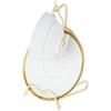 Bard's Shiny Gold-toned Cup and Saucer Stand, 8" H x 3.75" W x 4.25" D, Pack of 2 view 4