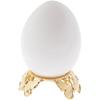 Bard's Gold-toned Egg Stand/Holder, Butterflies, 0.875" Diameter (Fits Hen Sized Eggs), Pack of 6 view 2