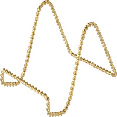 Bard's Twisted Gold-Toned Wire Stand, 3" H x 3" W x 4" D, Pack of 6