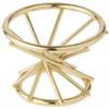 Bard's Brass-toned Egg Stand/Holder, Swirl Leg, Reversible 1.4375" and 2" Display Diameter, Pack of 6 view 1