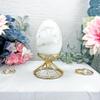 Bard's Brass-toned Egg Stand/Holder, Swirl Leg, Reversible 1.4375" and 2" Display Diameter, Pack of 6 view 3