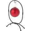 Bard's Oval Shaped Black Wrought Iron Ornament Stand, 11" H x 7.25" W x 7.25" D, Pack of 5 view 2