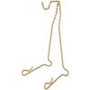 Bard's Twisted Gold-toned Cup and Saucer Stand, 7" H x 3.25" W x 3.5" D, Pack of 6 view 1