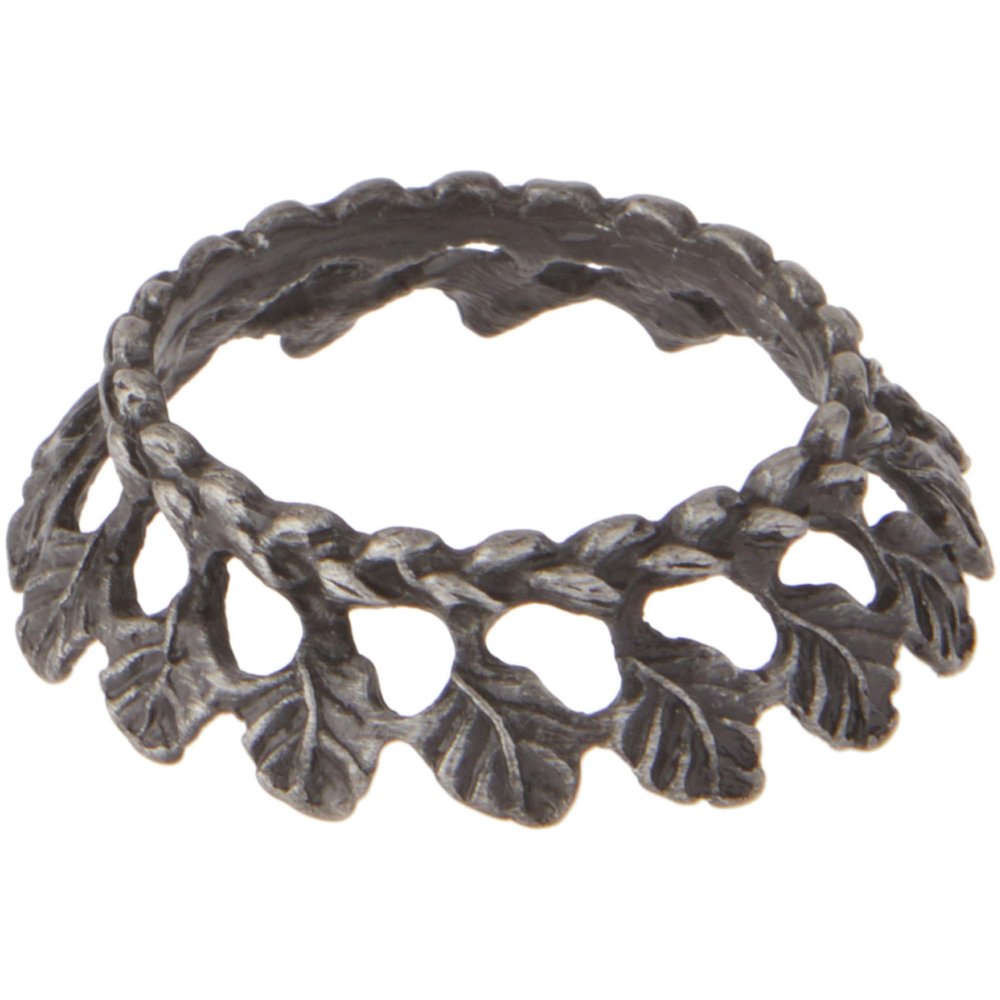 Bard's Pewter Egg Stand/Holder, Leaf Motif, 1.125" Diameter, Pack of 6