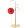 Bard's Filigree 3 Arm Gold-Toned Ornament Stand, 12.75" H x 5" W x 5" D, Pack of 3 view 2