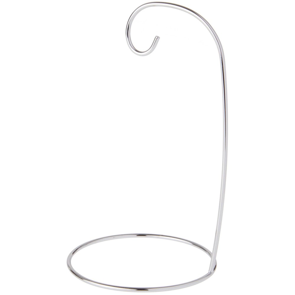 Bard's Silver Ornament Stand, 7" H x 4" W x 4" D, Pack of 2