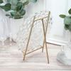 Bard's Satin Gold-toned Metal Easel, 12" H x 7" W x 7.75" D, Pack of 2 view 3