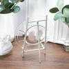 Bard's Satin Silver Metal Easel, 9" H x 5.25" W x 6" D, Pack of 6 view 4