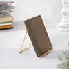 Bard's Folding Gold-toned Wire Easel Stand, 4" H x 4" W x 4.75" D, Pack of 6 view 2