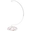 Bard's Ornate Silver Ornament Stand, Large, 10.25" H x 4" W x 4" D, Pack of 6 view 1
