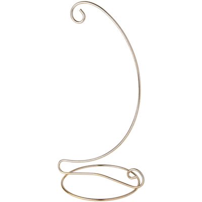 Bard's Light Gold-Toned Ornament Stand, 12.25" H x 5.25" W x 6.5" D, Pack of 3
