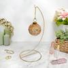 Bard's Twisted Gold-toned Ornament Stand, 11" H x 5.125" W x 5.125" D, Pack of 3 view 3