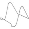Bard's Twisted Silver Wire Easel Stand, 6" H x 5.5" W x 8" D, Pack of 3 view 1