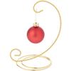 Bard's Scroll Gold-Toned Ornament Stand, Small, 7.5" H x 4.5" W x 4.5" D, Pack of 6 view 2