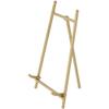 Bard's Satin Gold-toned Metal Easel, 9" H x 5.25" W x 6" D, Pack of 3 view 1
