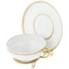 Bard's Ornate Twisted Shiny Gold-toned Cup and Saucer Stand, 3" H x 2.75" W x 4" D, Pack of 3 view 3