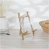 Bard's Satin Gold-toned Metal Easel, 5" H x 3.375" W x 3.5" D, Pack of 3 view 2