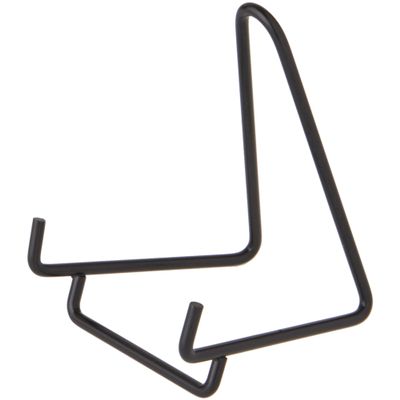 Bard's Black Wire Easel Stand, 3" H x 2.5" W x 2.5" D, Pack of 6