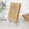 Bard's Satin Silver-toned Metal Easel, 7" H x 4.25" W x 4.5" D, Pack of 6 view 3