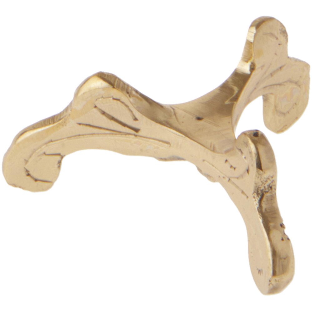 Bard's Brass-toned Egg Stand/Holder, Small Scroll Leg, 0.625" Diameter (Fits Hen Sized Eggs), Pack of 6