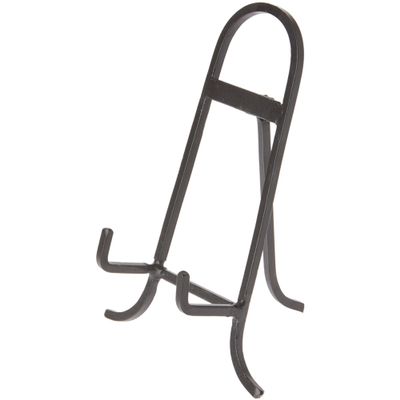 Bard's Antique Black Wrought Iron Easel, 8.75" H x 7" W x 4" D (For 7.5" - 12" Plates), Pack of 3