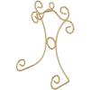 Bard's Shiny Gold-toned Wall Mountable Cup and Saucer Hanger, 7.25" H x 5" W x 2.75" D, Pack of 2 view 1