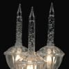 Holiday Bright Lights Indoor/Outdoor 7' Bubble Light Set - Silver Glitter view 3