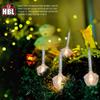Holiday Bright Lights Indoor/Outdoor 7' Bubble Light Set - Silver Glitter view 4