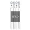 Fabrics and Drapes 30 inch (2.5 feet) - 4 Pack - Amazing Drapery Flexible Clear Acrylic Baton Curtain Pull Wands 1/2 inch Thick with Plastic Adapter - Style #0235 view 1