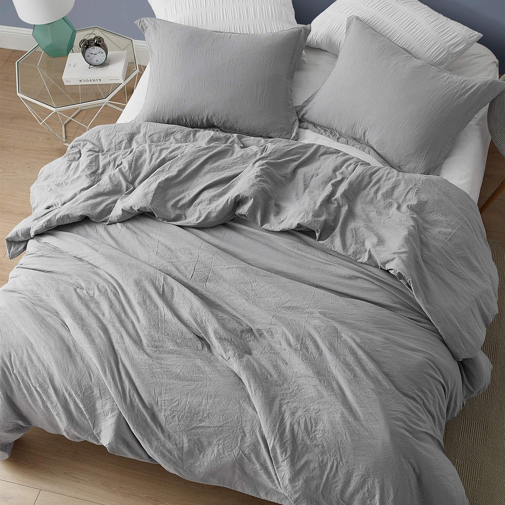 Byourbed Chommie - Weighted Natural Loft Twin XL Comforter Set with Cover - Alloy