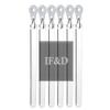 Fabrics and Drapes 60 inch (5 feet) - 6 Pack - Amazing Drapery Flexible Clear Acrylic Baton Curtain Wands 1/2 inch Thick With Plastic Adapter - Style #0330 view 1
