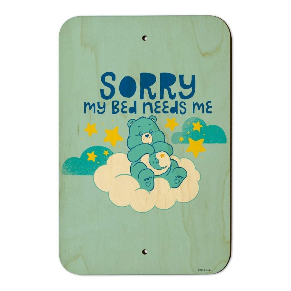 GRAPHICS & MORE Care Bears Bedtime Bear My Bed Needs Me Home Business Office Sign