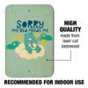 GRAPHICS & MORE Care Bears Bedtime Bear My Bed Needs Me Home Business Office Sign view 2