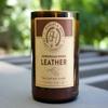 12 oz Norwegian Wood & Leather Candle - Soy Candle view 2