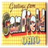 Greetings from Canfield Ohio Fridge Magnet (2 x 3 inches) view 1