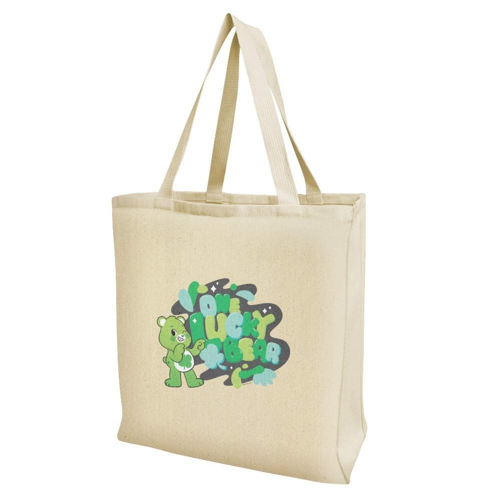 Care Bears: Unlock the Magic One Lucky Bear Grocery Travel Reusable Tote Bag