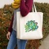Care Bears: Unlock the Magic One Lucky Bear Grocery Travel Reusable Tote Bag view 2
