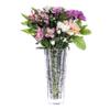 Amlong Crystal Large Clear Royal Gardens Vase 12 inches High (6 inch Top and 3 inch Bottom) view 2