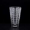 Amlong Crystal Large Clear Royal Gardens Vase 12 inches High (6 inch Top and 3 inch Bottom) view 3