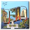 Greetings from Ohio Fridge Magnet (2.5 x 3.5 inches) style D view 1