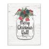 Stupell Industries Holiday Christmas Word Design Wall Plaque view 1