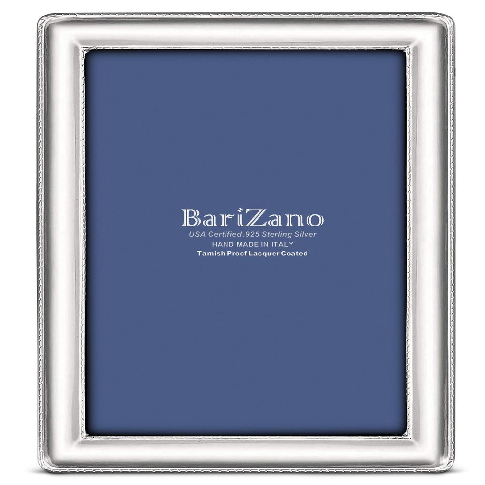 BARIZANO Tarnish Proof 925 Sterling 5x7 Frame