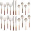 Cambridge Silversmiths Kelvin Copper Ombre Satin Mirror 18/8-20 Piece Flatware Set view 2