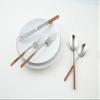 Cambridge Silversmiths Kelvin Copper Ombre Satin Mirror 18/8-20 Piece Flatware Set view 3