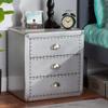 Baxton Studio Nightstands, Silver view 2